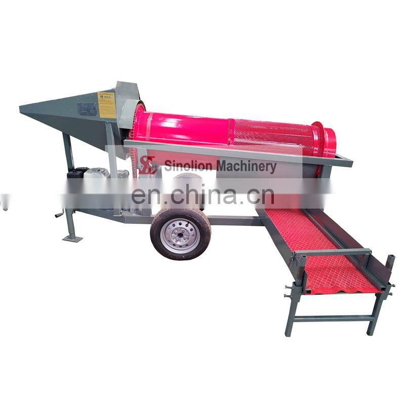 Small Mobile Alluvial River gold sand separator machine for Placer Gold Or Diamond