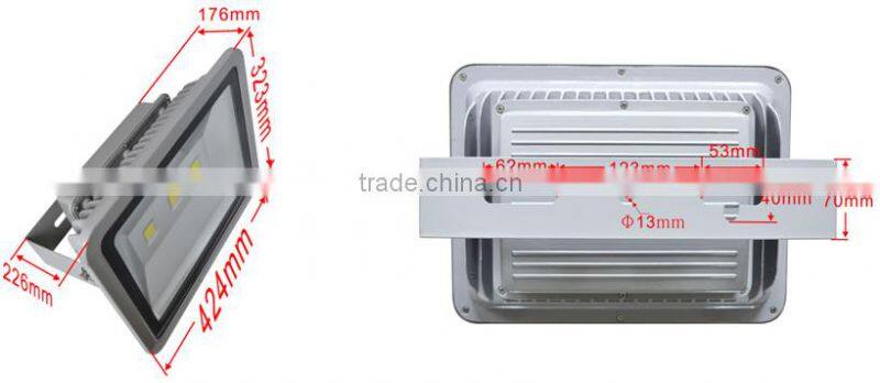 50w 100w 150w 200w IP67 outdoor led flood light 5 years warranty