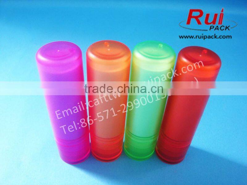 Round shiny silver lipstick tube with big clear cover, silver lip cream tube with large transparent cap