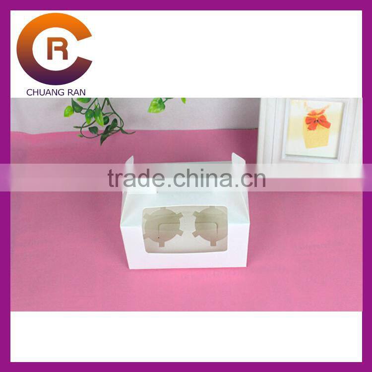 Custom made window paper small wedding cake boxes