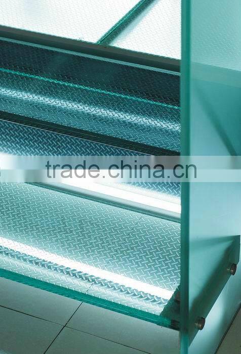 tempered glass step/safety glass footplate