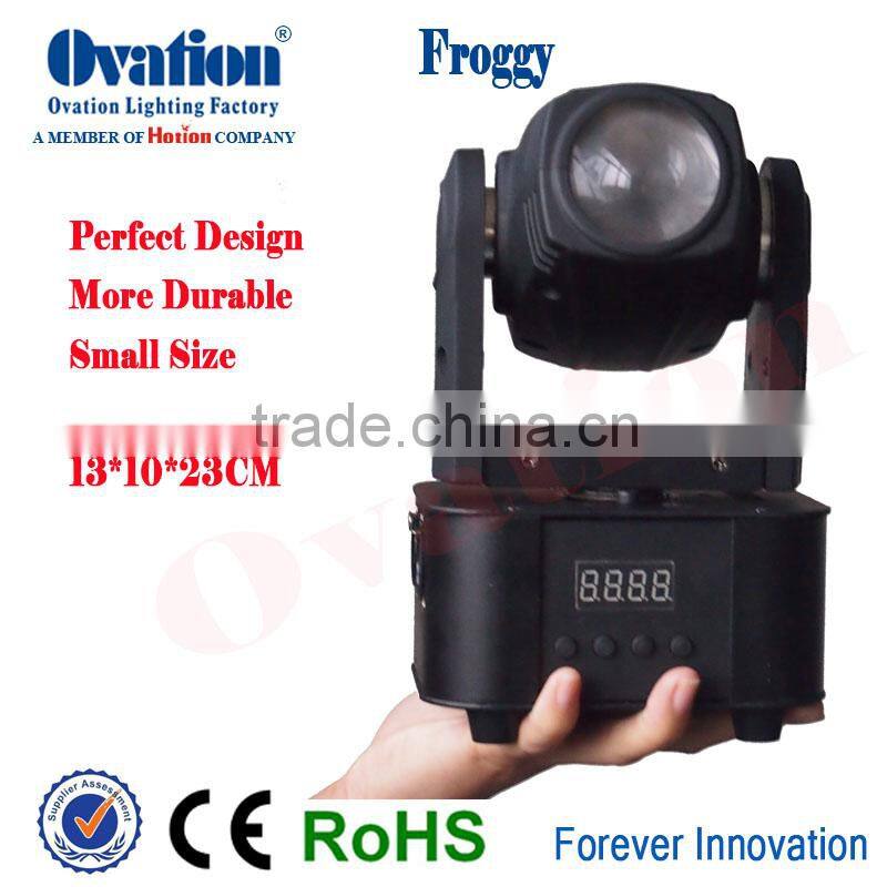 Mini RGBW 4IN1 Leds moving head light 40W narrow beam angle DMX/Auto/Sound activate applied in Disco,Wine bar,KTV