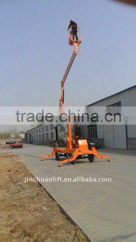 articulate aerial boom lift/lift machine