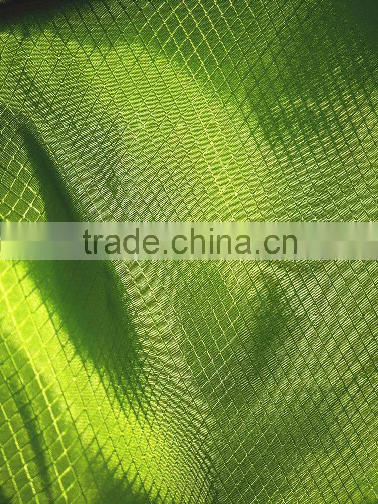 diamond nylon taffeta fabric | shiny diamond ripstop nylon fabric