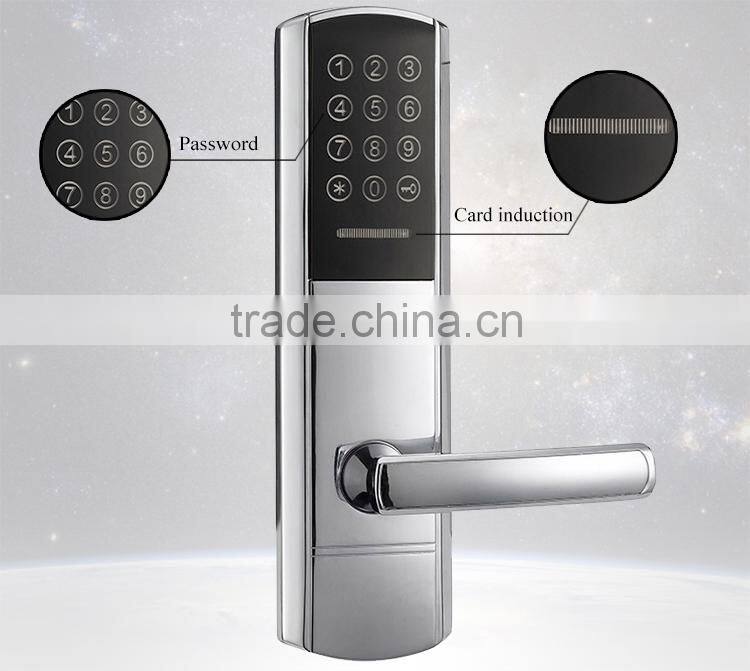 Safety Touch Screen Waterproof Electronic Password Smart Card Door Locks
