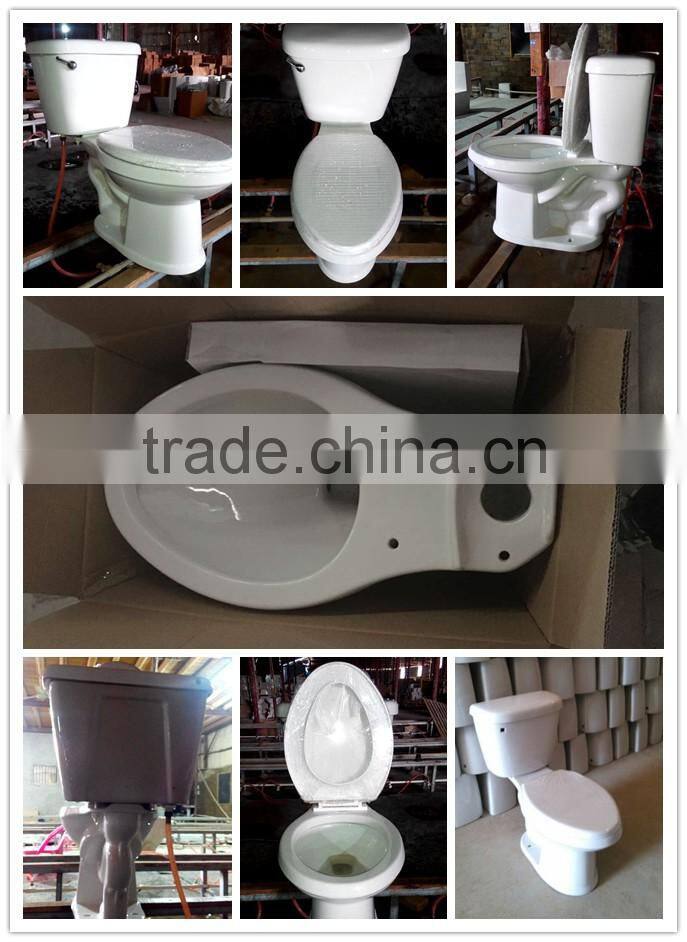 Classical Floor Mounted Two Piece Ceramic cheap WC toilet sanitary8504