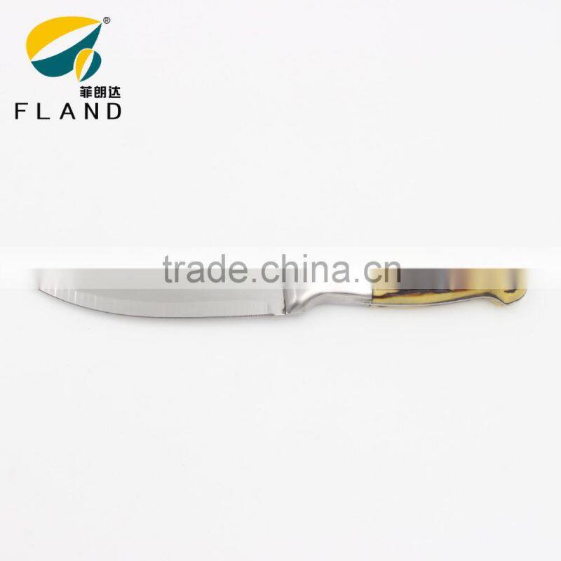 YangJiang factory stainless steel bone-like POM handle kitchen knife