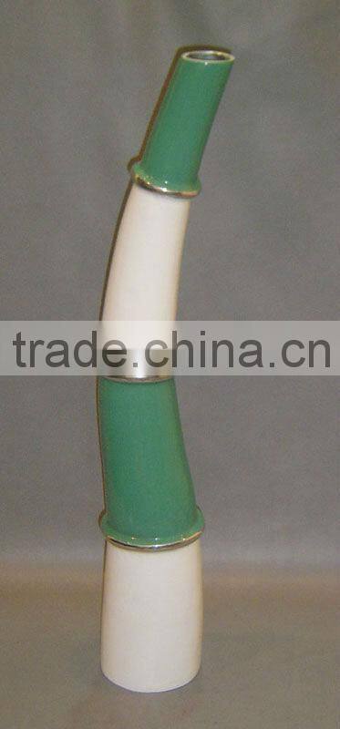 Aluminium Coloured Flower Vase