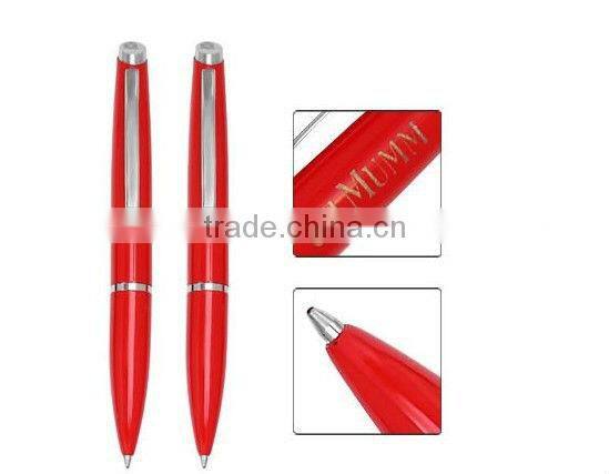 promotional red ceramic roller pen