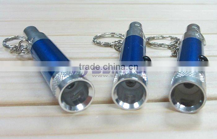 Mini Pocket Compass Keychain Survival Whistle