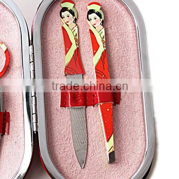 Luxury stainless steel manicure set