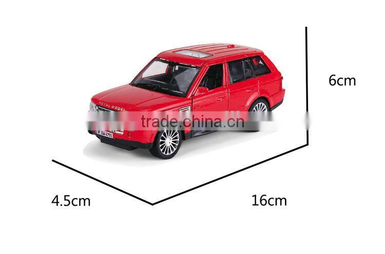 1:28 pull back diecast car alloy toys car with light and music