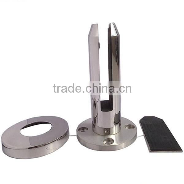 Safe square frameless glass spigot fitting