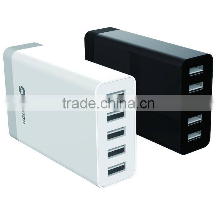 High speed 5 port uk cellphone charger