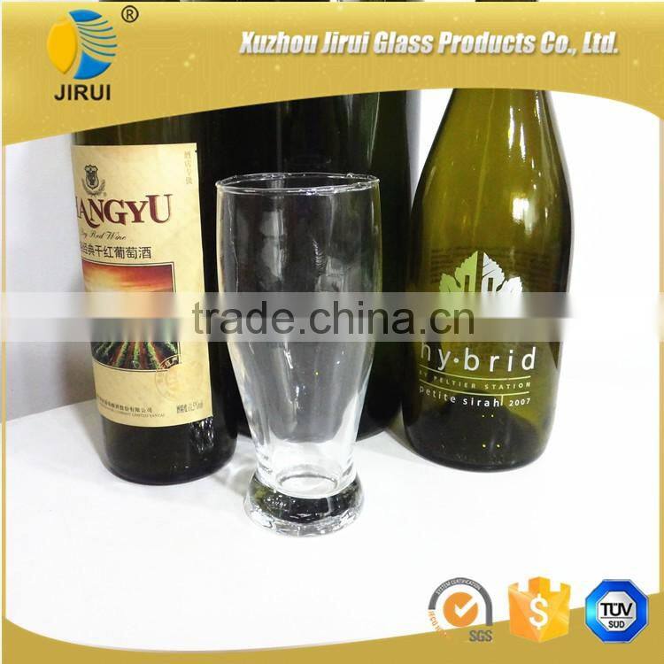 big and small skidproof hotel glass cup / restaurant clear drinking glass/wholesale water glass