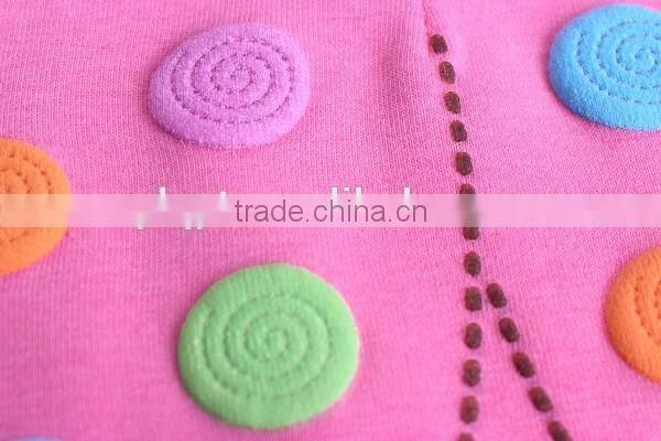 MZ-MS-030 100% cotton knitted customerized pattern newborn baby bonnet