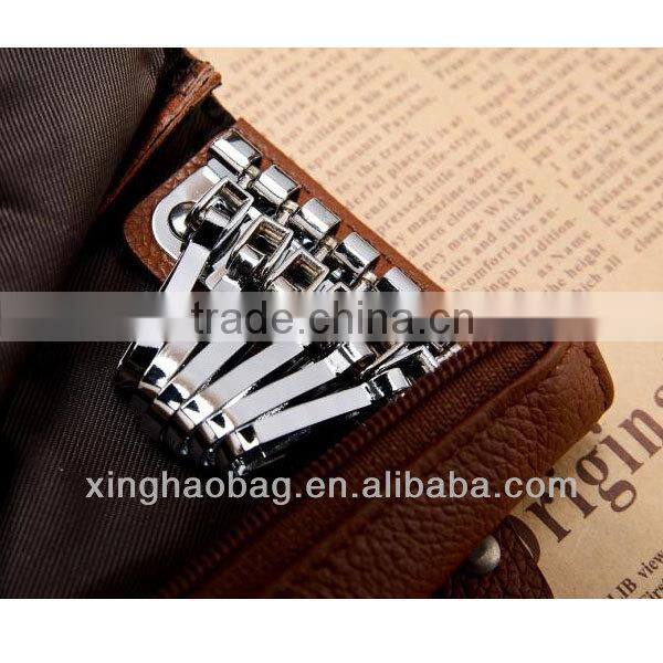 Cowhide leather bag high quality bag key holder 2014
