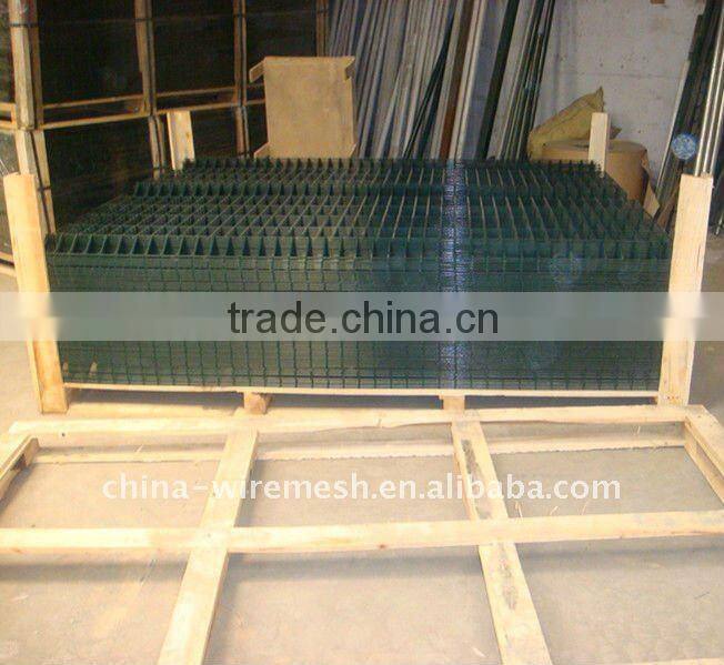 White PVC coated Fence Panels and Post