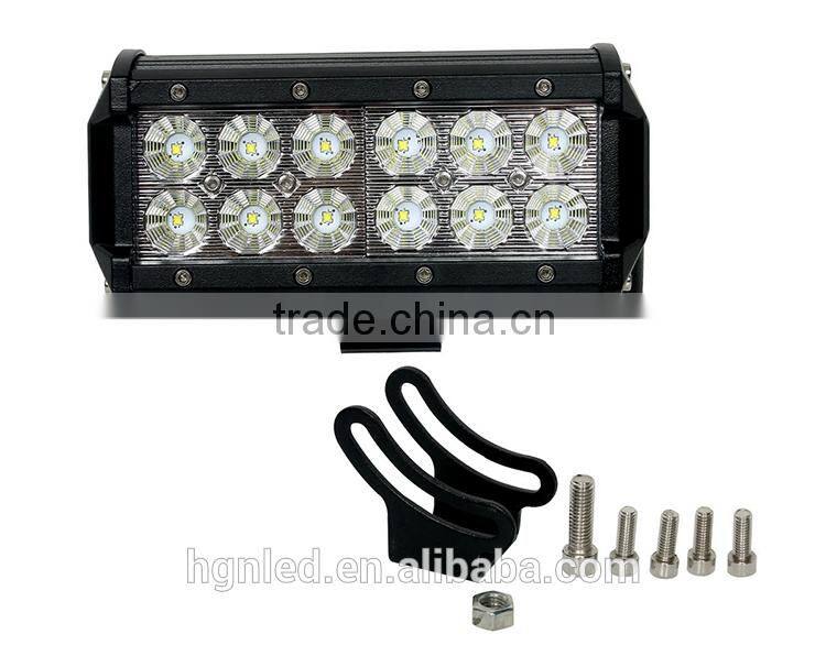 New design 36w auto led light bar offroad
