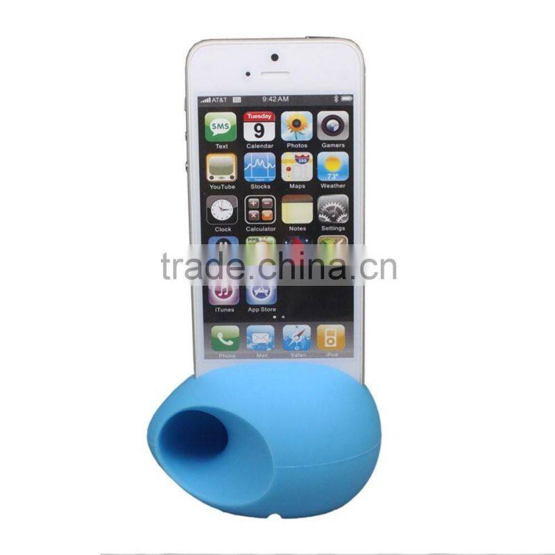 Powerless Egg Portable Amplifier,Premium Silicone Egg Extra Loud for iPhone 6s
