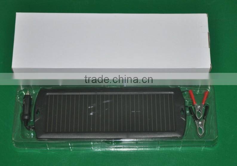 -----professional manufacturer solar panel 3W 15V Car Battery Charger