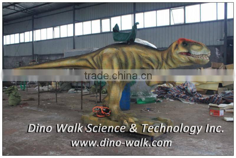 Indoor amusement park animatronic realistic T rex rides