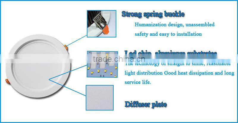 Led manufactures in china die-casting aluminum 22W embedded downlight