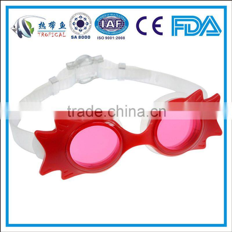 2015 novelty Cute kids cartoon swim goggles