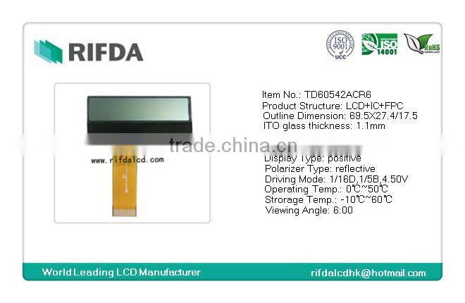 Hot sale TN character cog lcd display module 16x2