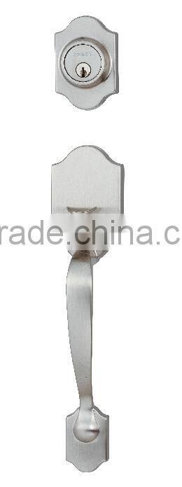 Japanese high quality and security classical handle lock for entrance, by ALPHA.