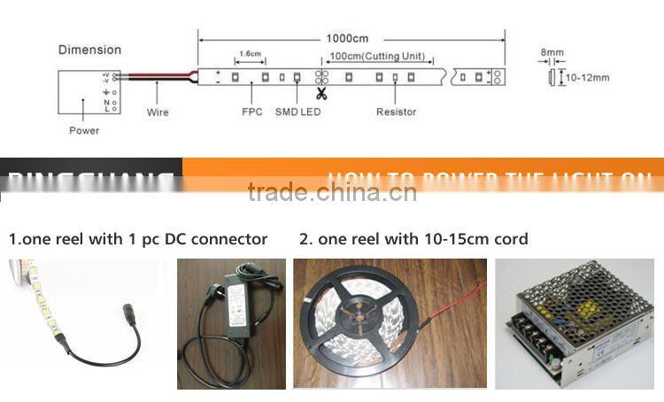 60SMD 5M IP65 5050 led strip waterproof