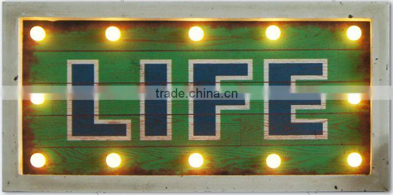 2016 Decoration Wall Art Decor with Romantic Light Modern LED Family Design