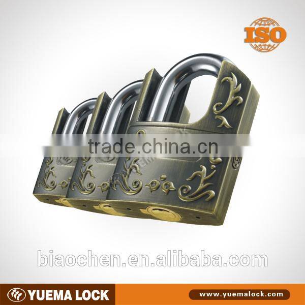 High quality / hot sale / tri-circle brass padlock
