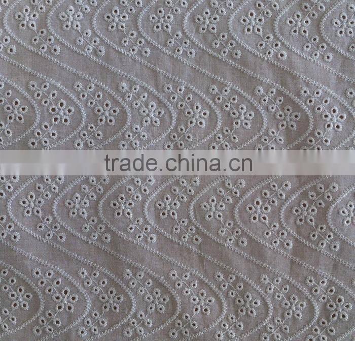 Italian cotton fabric embroidery cotton embroidery lace fabric