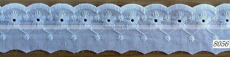 2015 china top one double side cotton lace