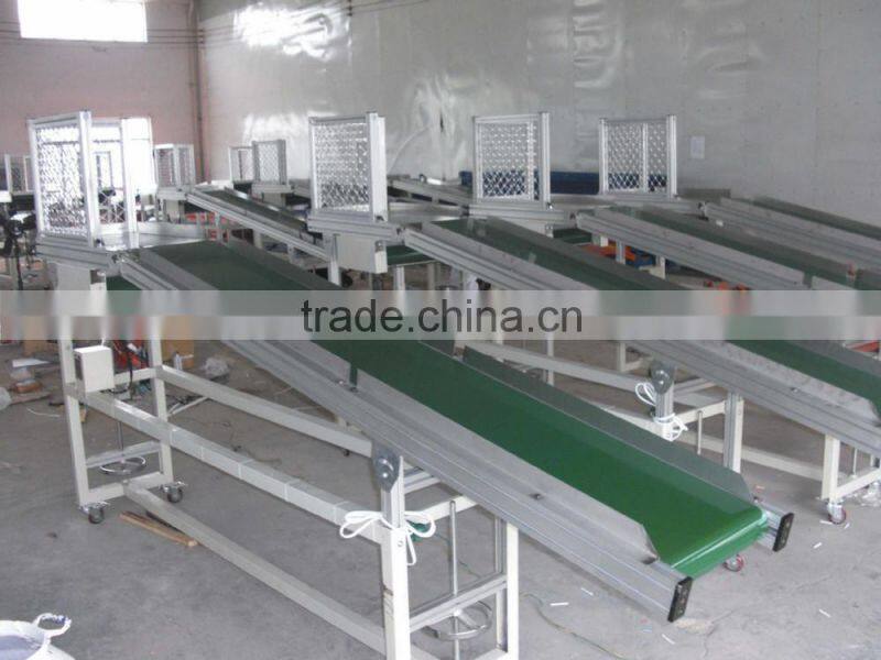 high efficiency belt conveyor systems/rubber belt conveyor in transfer system