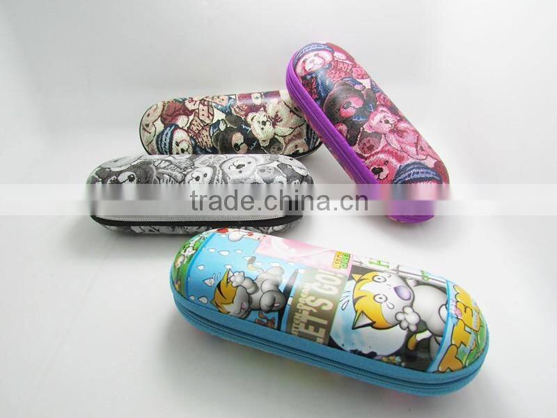 high density animal print EVA glasses case for kids