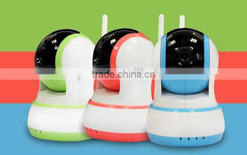 YH-5007A candy colors wifi camera security alarm system wireless 433MHz WIFI IP camera