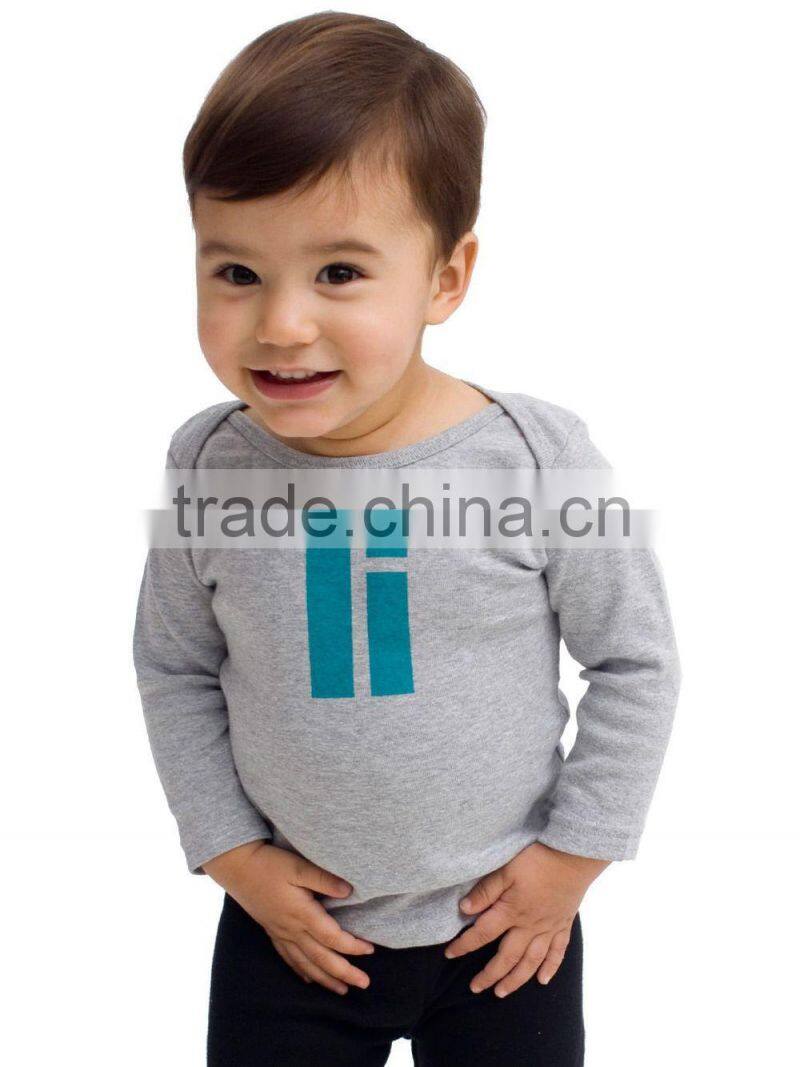 Wholesale casual t shirt & shorts design printed cotton childrens tee shirt for boys