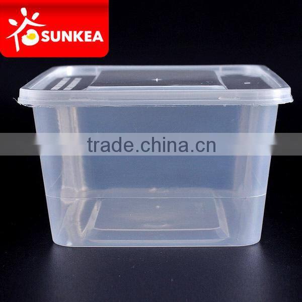 1500ml pp plastic material and food use container