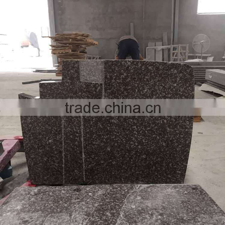 cheap G664 granite headstone design