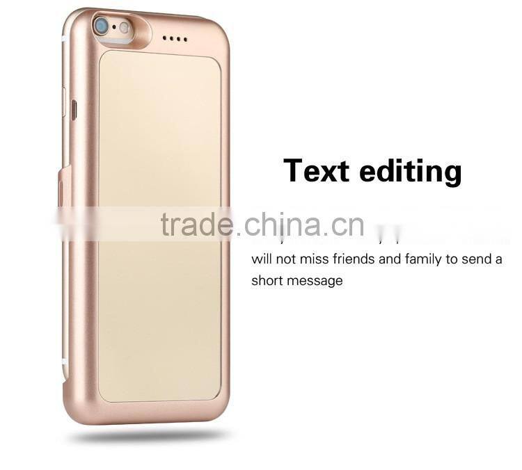 Creative 3500mah backup battery charging case for iphone 6 6 s