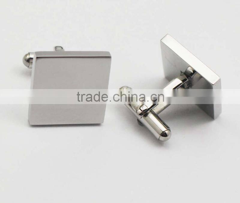 Cufflinks wholesale laser engraved stainless steel cufflink New design laser cufflink