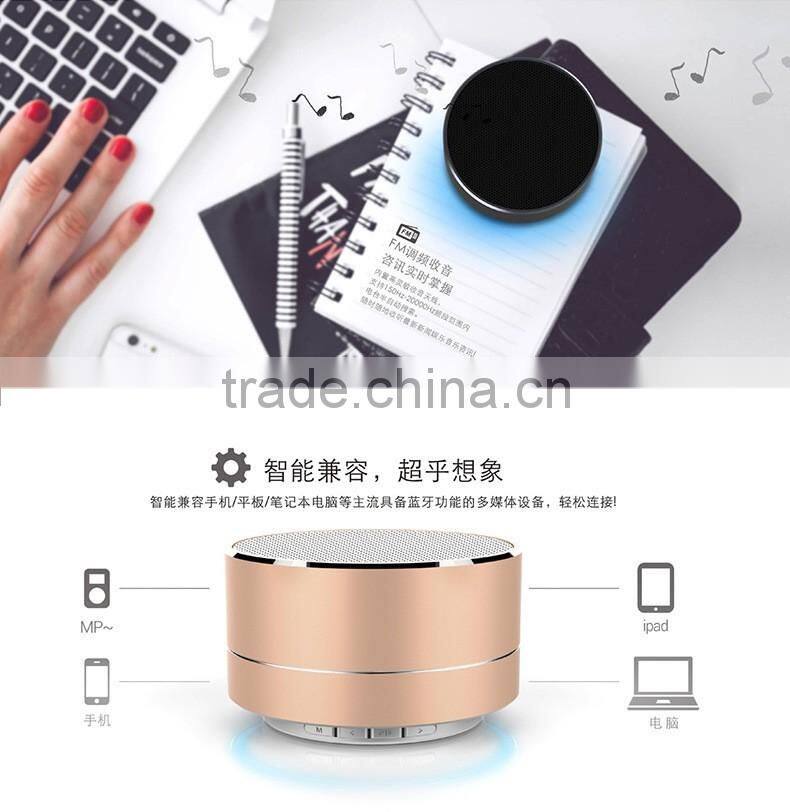 The new2016 A10 wireless portable bluetooth speaker metal card app mini bluetooth speaker bluetooth speaker Factory direct sales