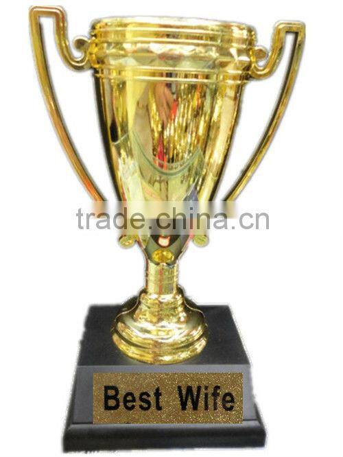 Gift Gold Cup , plastic trophy