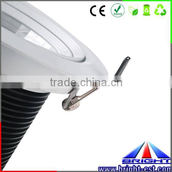 Degree dimmable led light ceiling, COB led smd downlight 15W for indoor and outdoor