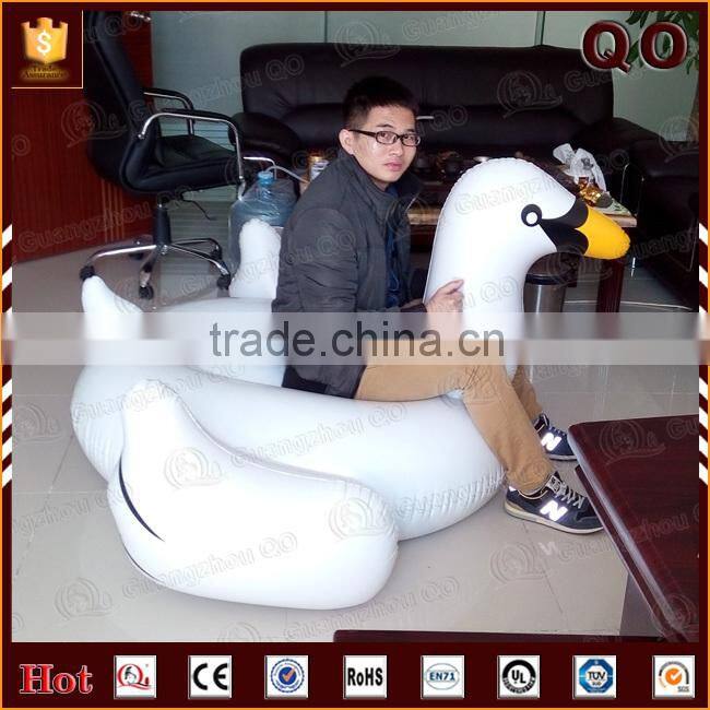 Excellent quality safety airtight inflatable swan float