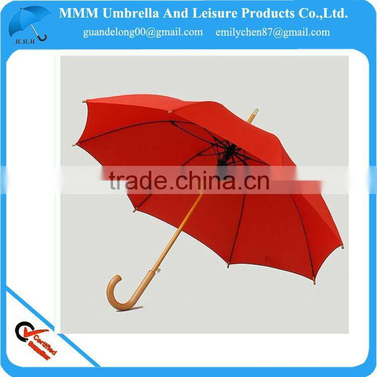 2014 HOT LOAL blue hotel auto wooden handle umbrella