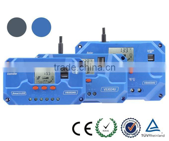 solar panel controller 12V 24V auto for charging battery most popuplar