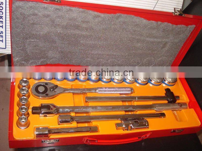 24PCS 1/2'' socket set chrome vanadium handtool set